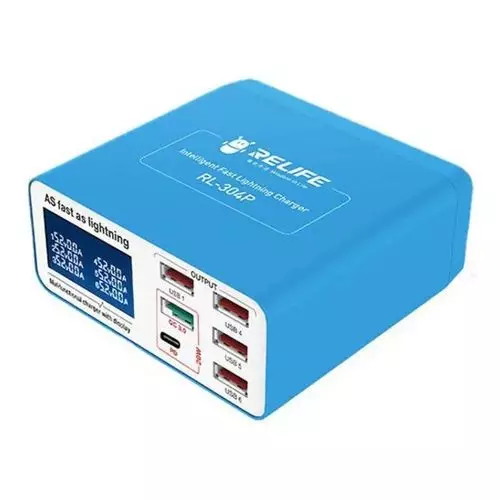 CARGADOR 6 PUERTOS RELIFE RL-304P