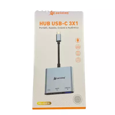 HUB USB-C 3X1 PEINING PEI-HUB16