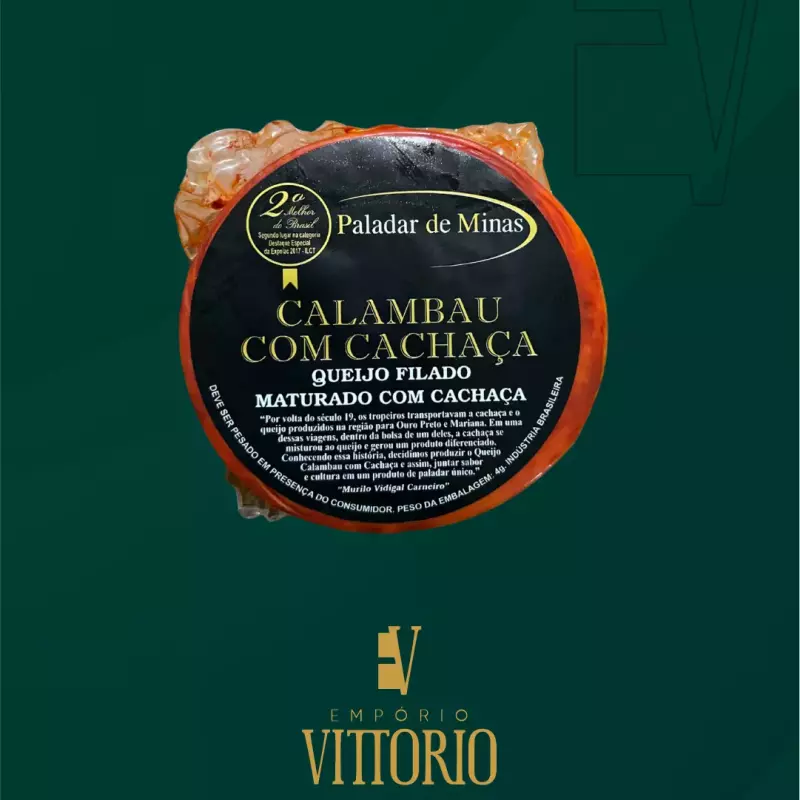 Queijo Calambau com Cachaça