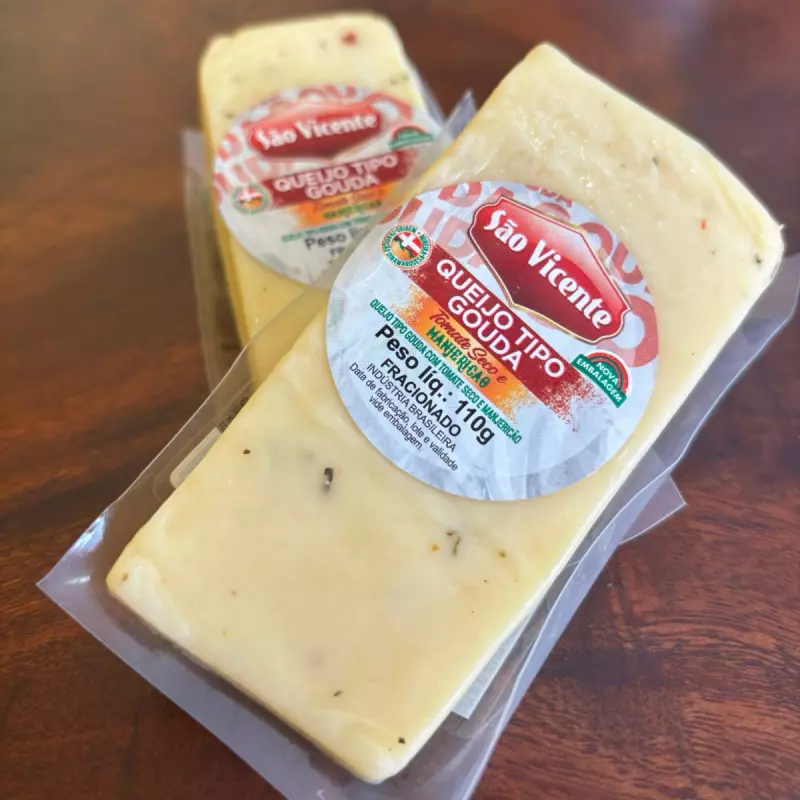 Queijo gouda temperado