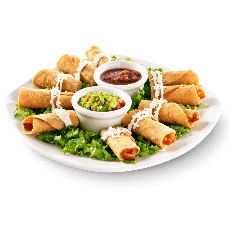 Flautas de Carne Deshebrada
