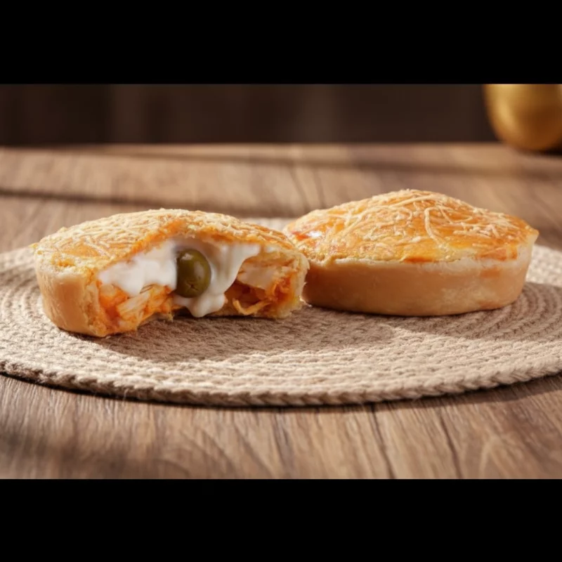 Tortinha de frango com requeijão