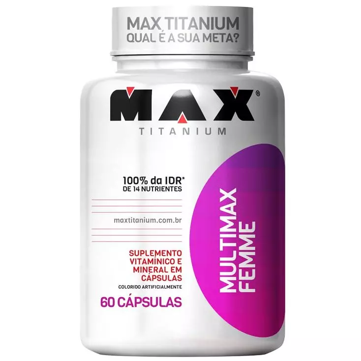 Multimax Femme 60 Cáps Max Titanium