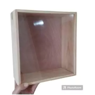 Caja Madera tapa deslizante baja