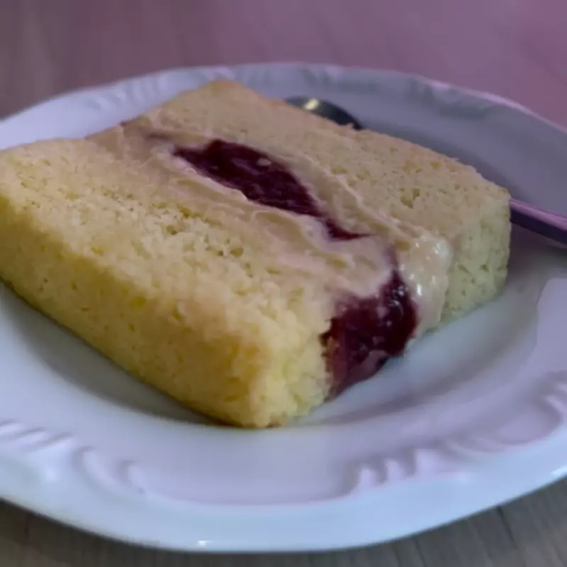 bolo gelado brigadeiro branco