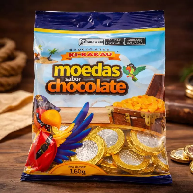 moedas de choc. ki-kakau 160g
