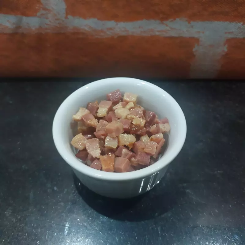 Porção de Bacon frito 50gr