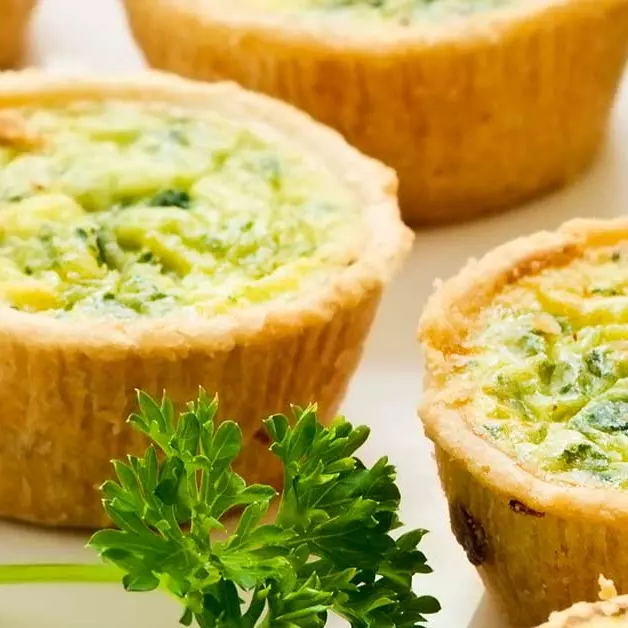 Empadinha de Alho Poró e Espinafre