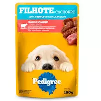 PEDIGREE FILHOTE CARNE SACHÊ 100G