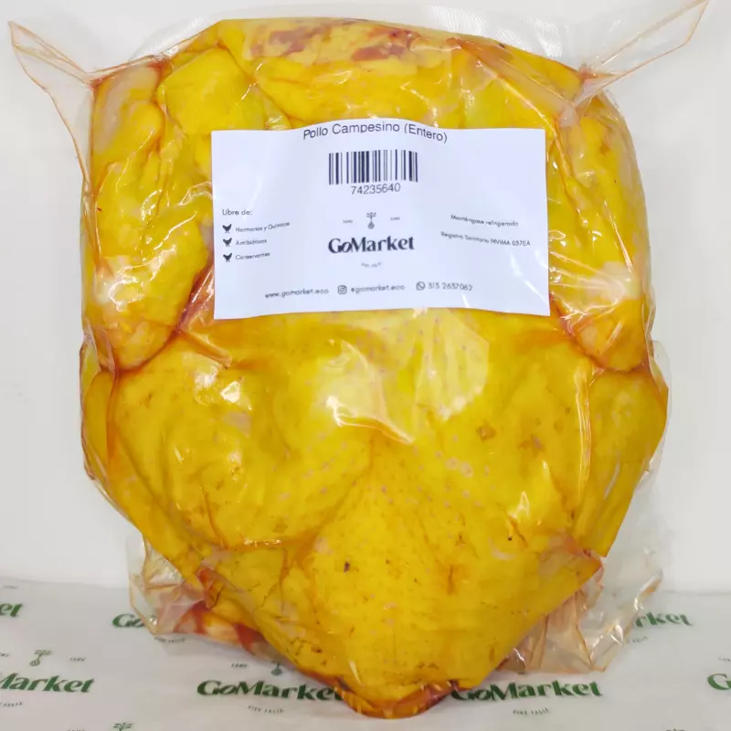 Pollo Campesino Entero x 2.5 kilos