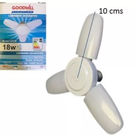 Lampara de 3 focos led