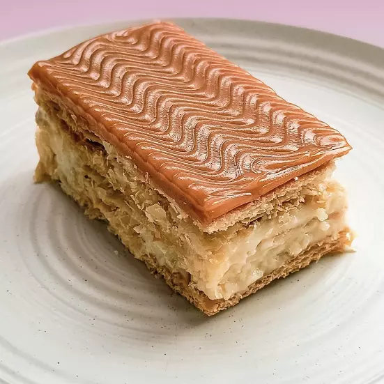 Porción de milhojas