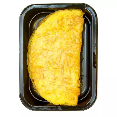 OMELETE DE FRANGO COM PARMESÃO