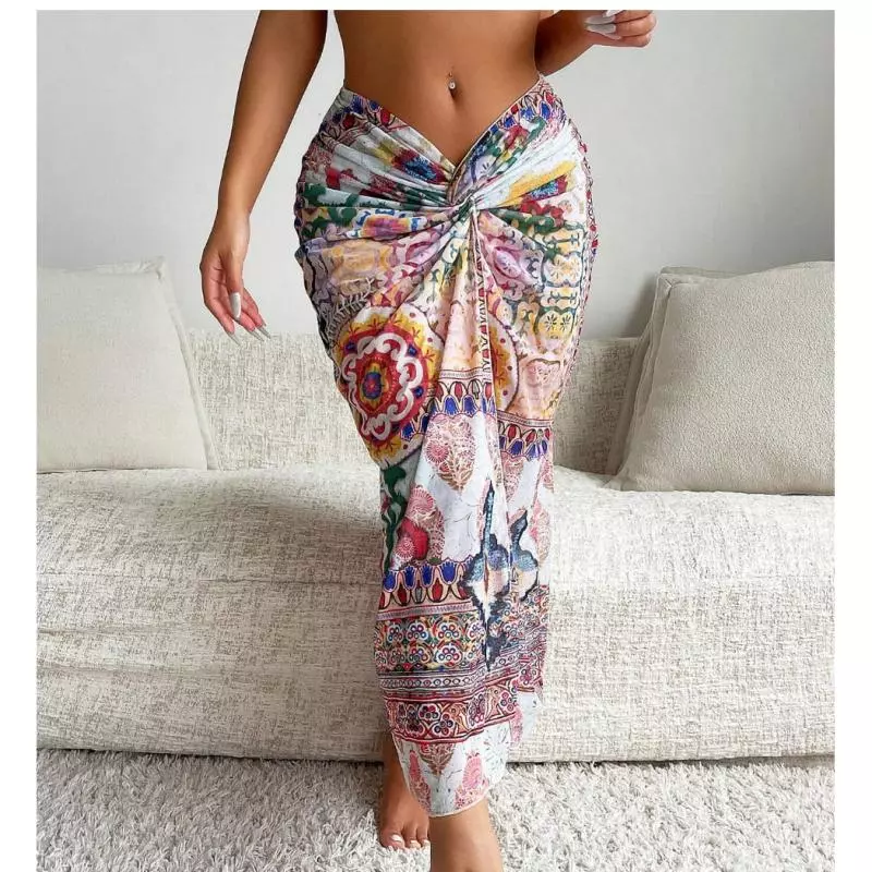 Falda larga asimetrica