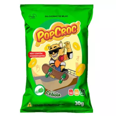 Salgadinho 30g sabor cebola de 💚