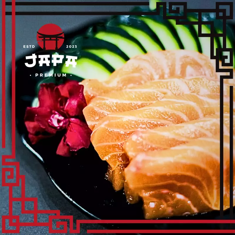 SASHIMI DE SALMÃO - 08 UNIDADES