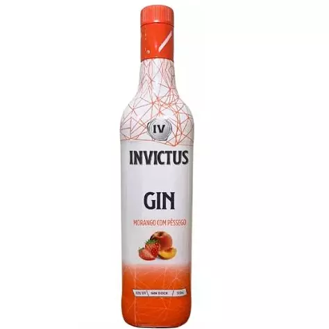 Gin Invictus morango&pêssego 900 ml