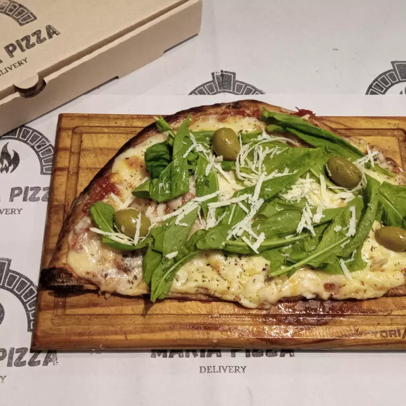 Media Champiñon y Rucula A la Piedra