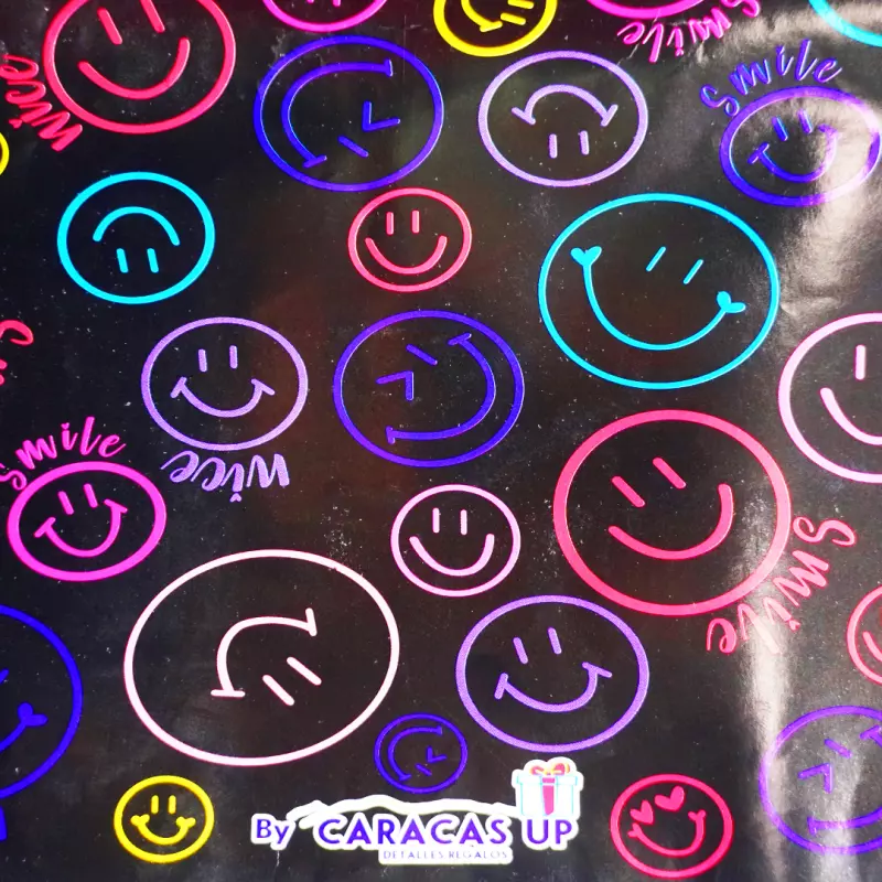 019 PAPEL DE REGALO CARITA  F/NEGRO