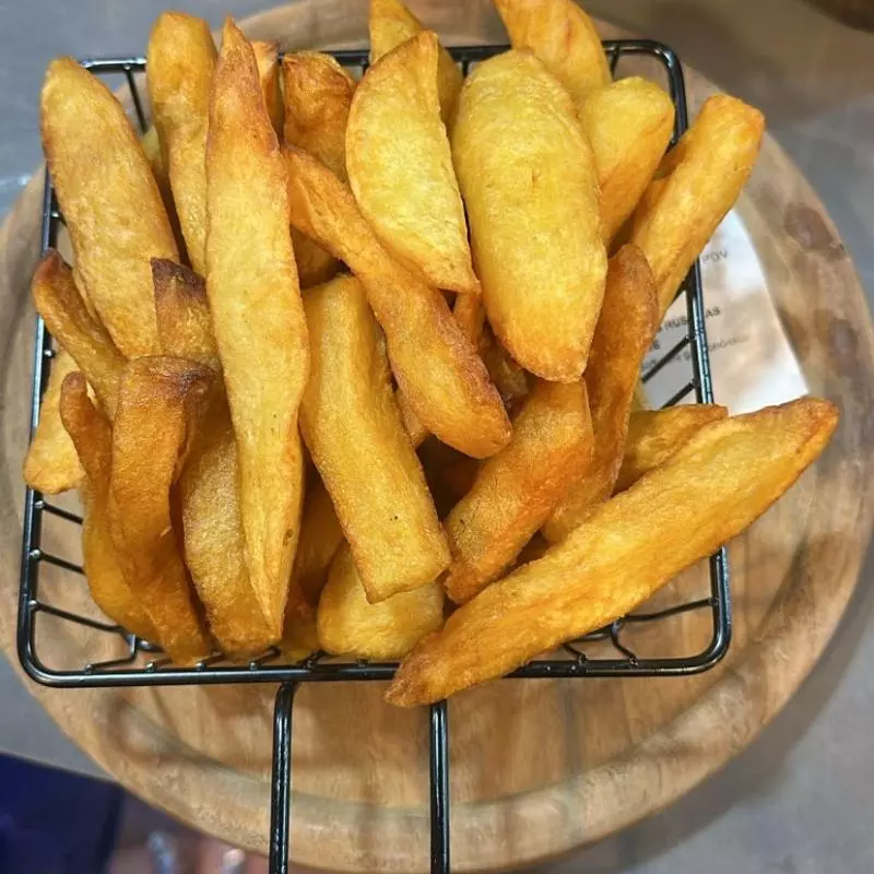 Papas fritas rústicas🥔🍟🥚
