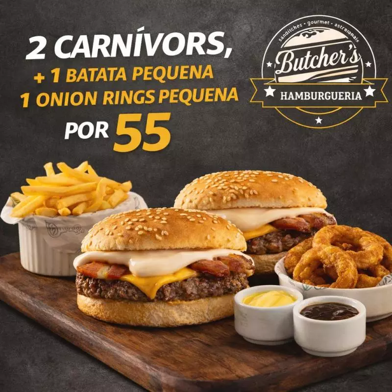 2 CARNIVORS 1 BATATA P, 1 ONION P
