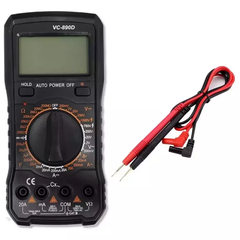MULTIMETRO DIGITAL ULTRA VC-890D