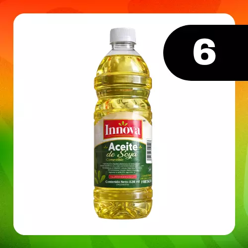 Medio Bulto Innova Aceite Soya 800ml