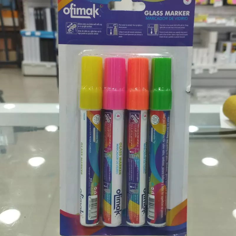 Marcador de vidrio ofimak