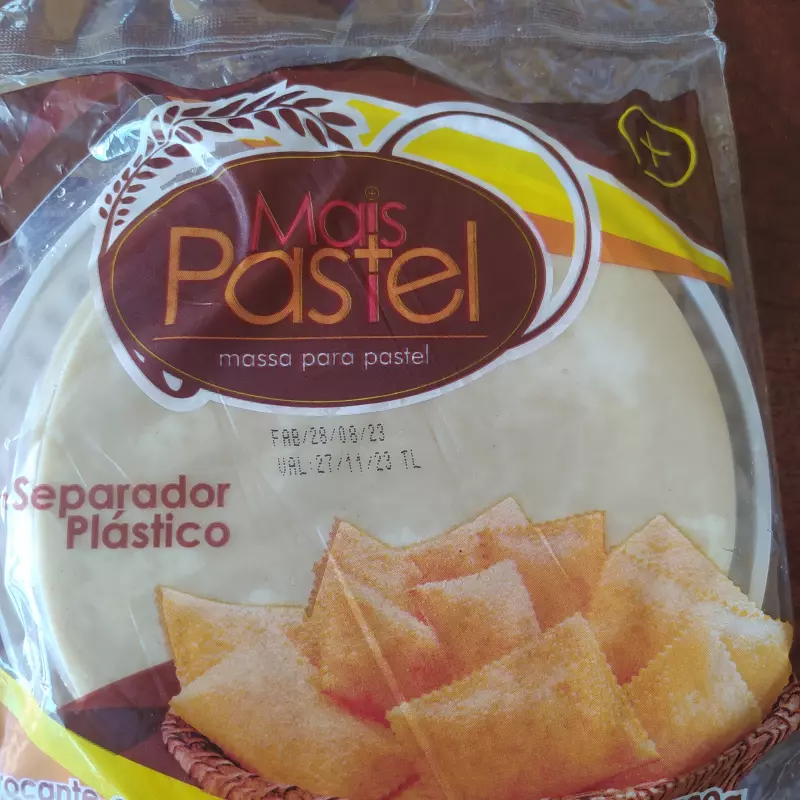 MASSA de pastel aberta