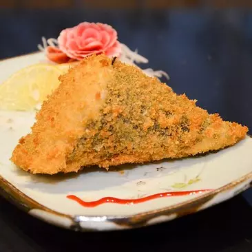 Temaki de Camarão Crocante Empanado