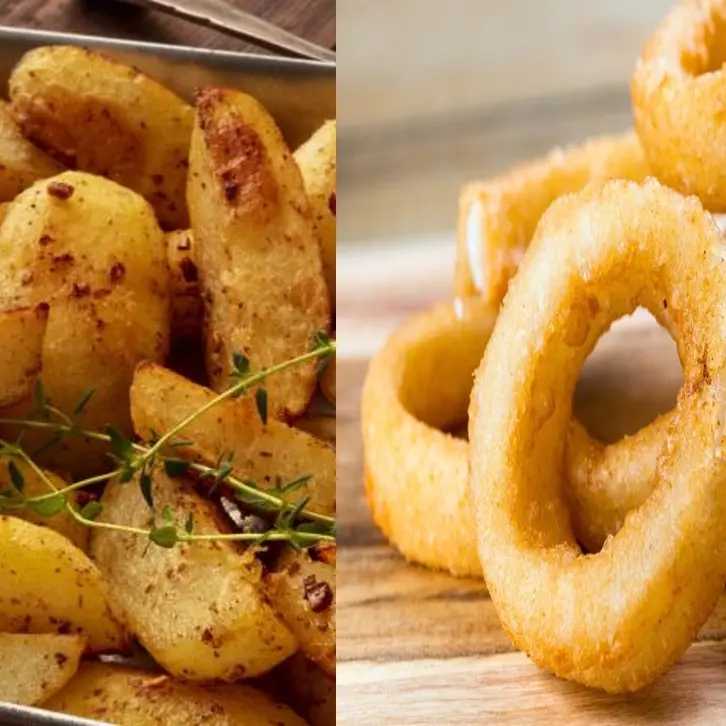 Mix de Aros de Cebolla y Papas