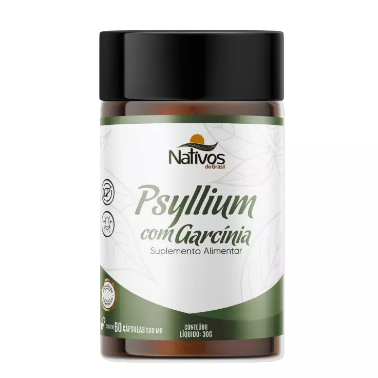 Psyllium Garcinea - Nativos 60c 500m