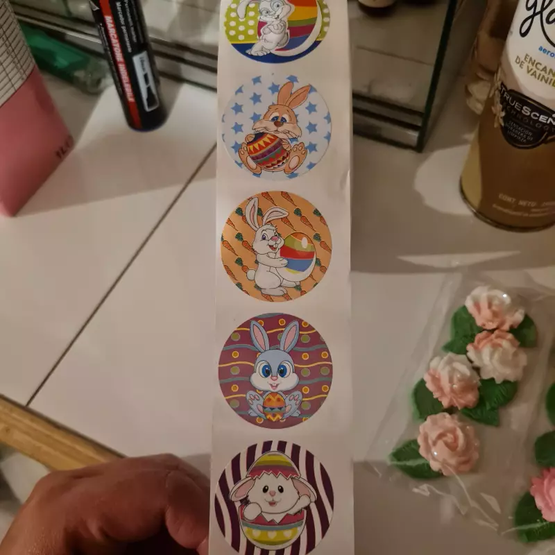 Sticker conejito pascuas