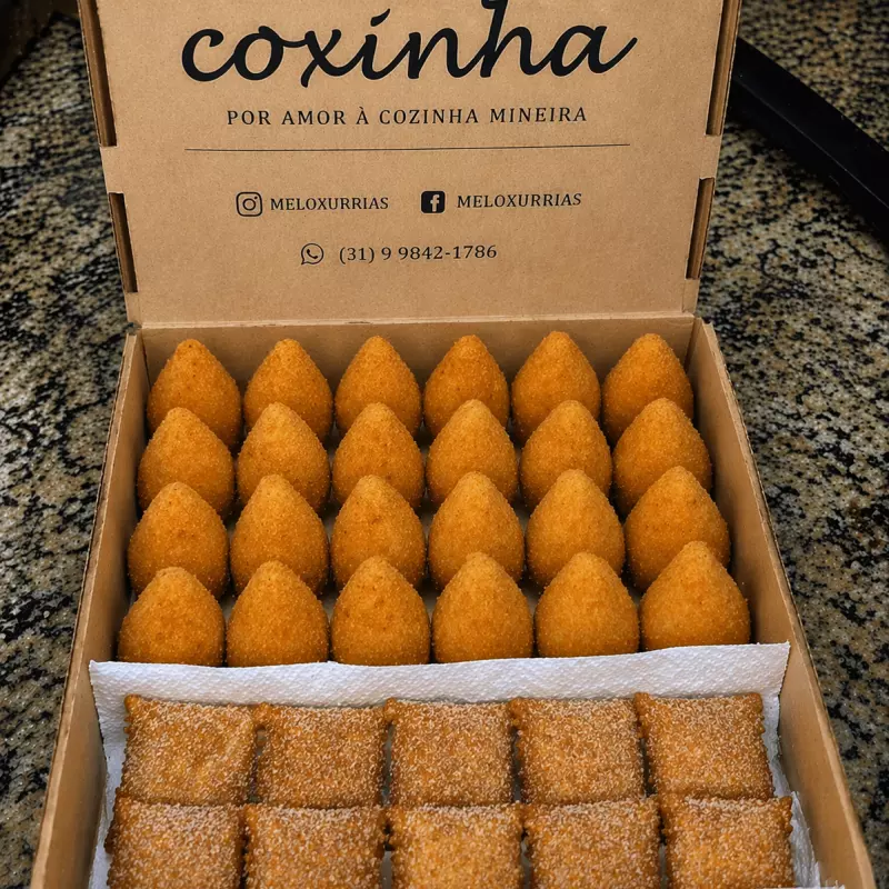 Box II Salgadinhos + Pastel Doce