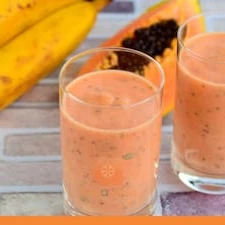 Mamão + Maçã +Banana + Leite