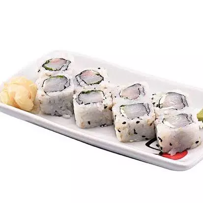4 Peças de Uramaki de Peixe Branco