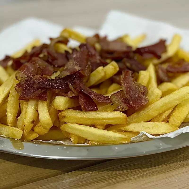 Fritas com Bacon
