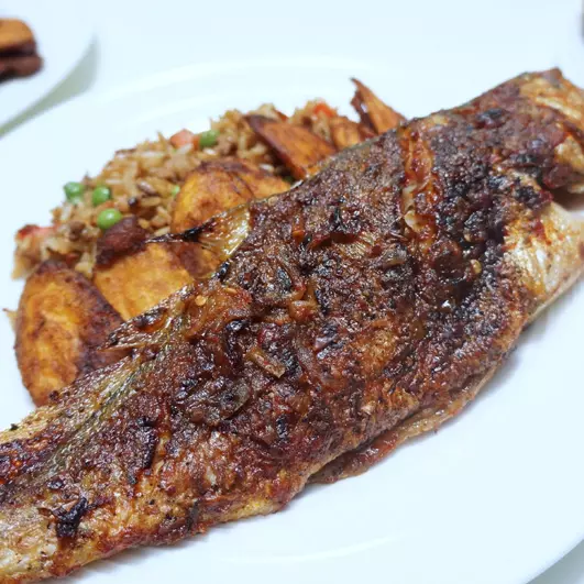 Grilled Croaker Fish