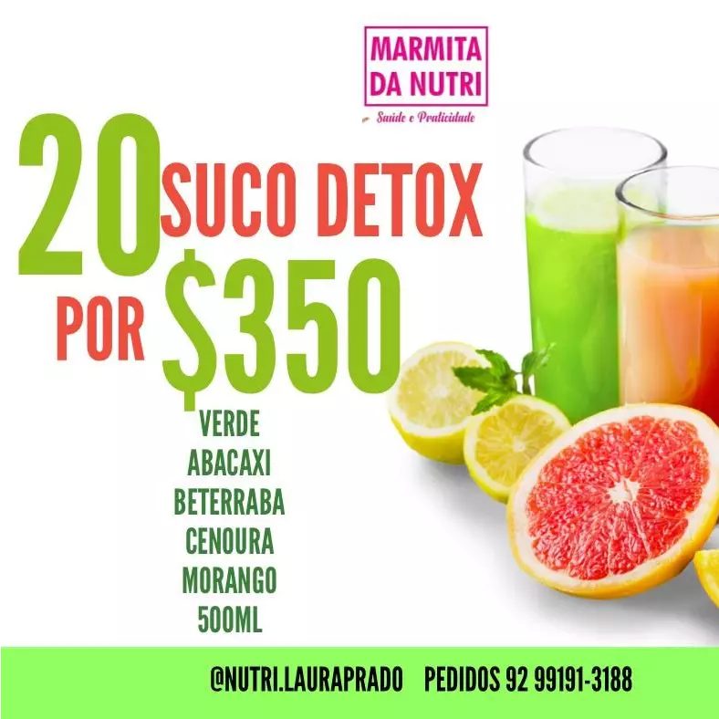 20 suco detox