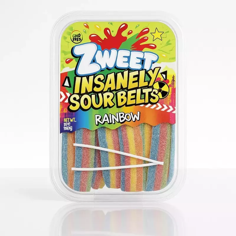 Zweet rainbow sour belts