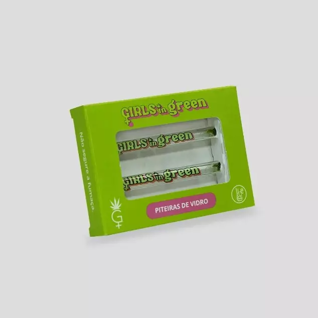 PITEIRA DE VIDRO GIRLSINGREEN 5MM