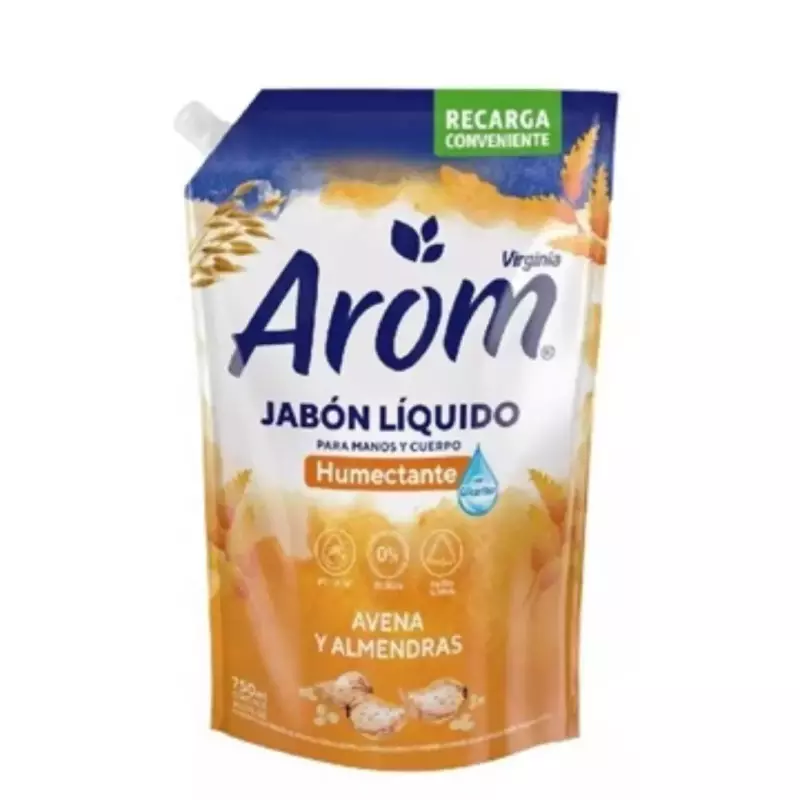 Jabón Arom avena y almendras 750ml