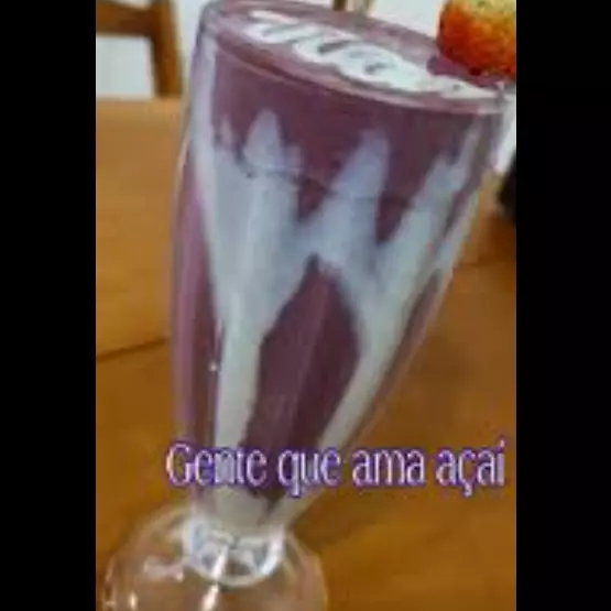 Milk shake açaí