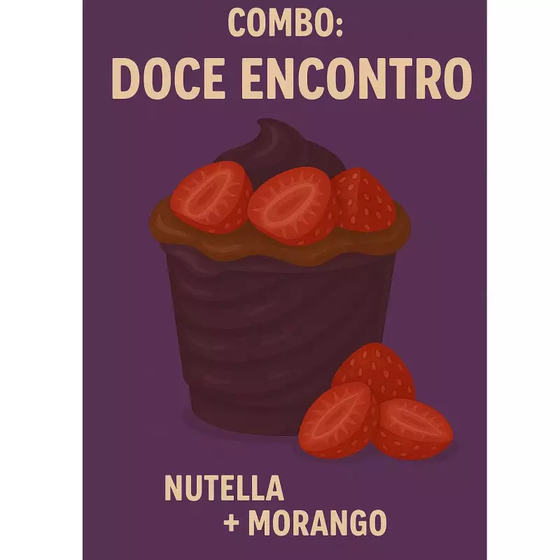 Nutella + Morango 🍫 🍓 400ml
