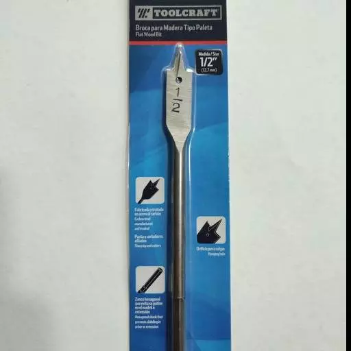 🧰 Broca de madera tipo paleta 🧰