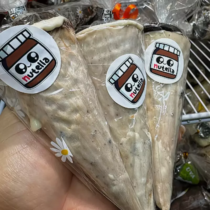 Cone Nutella casquinha Oreo