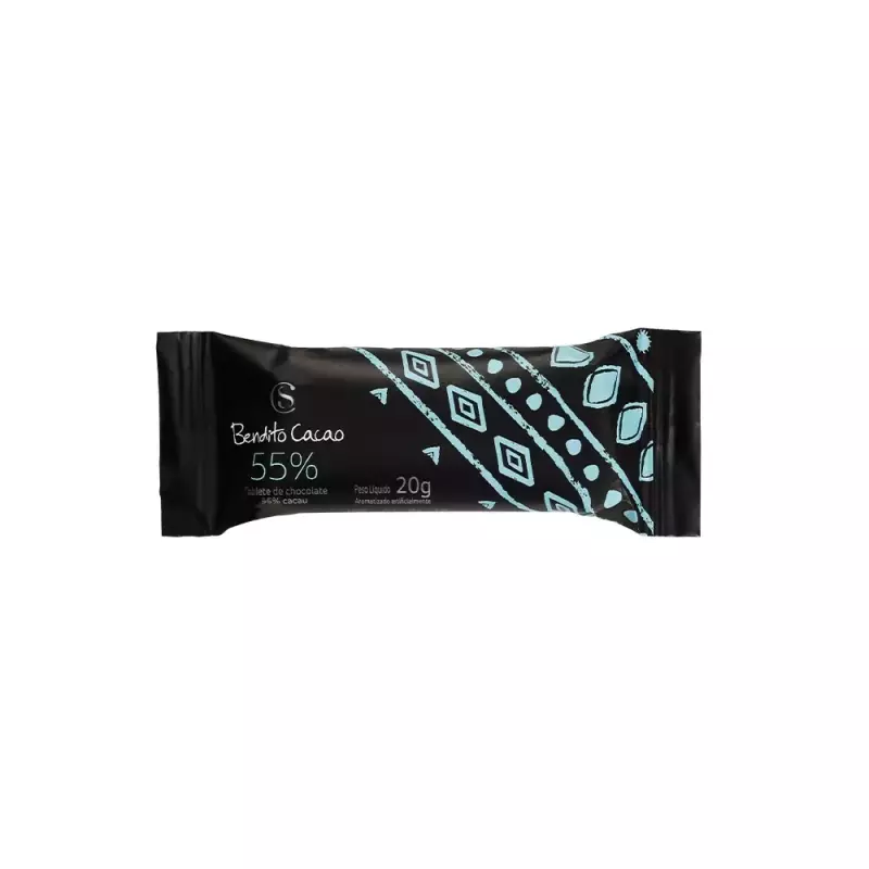 Tablete Bendito Cacao 55% Cacau 20g