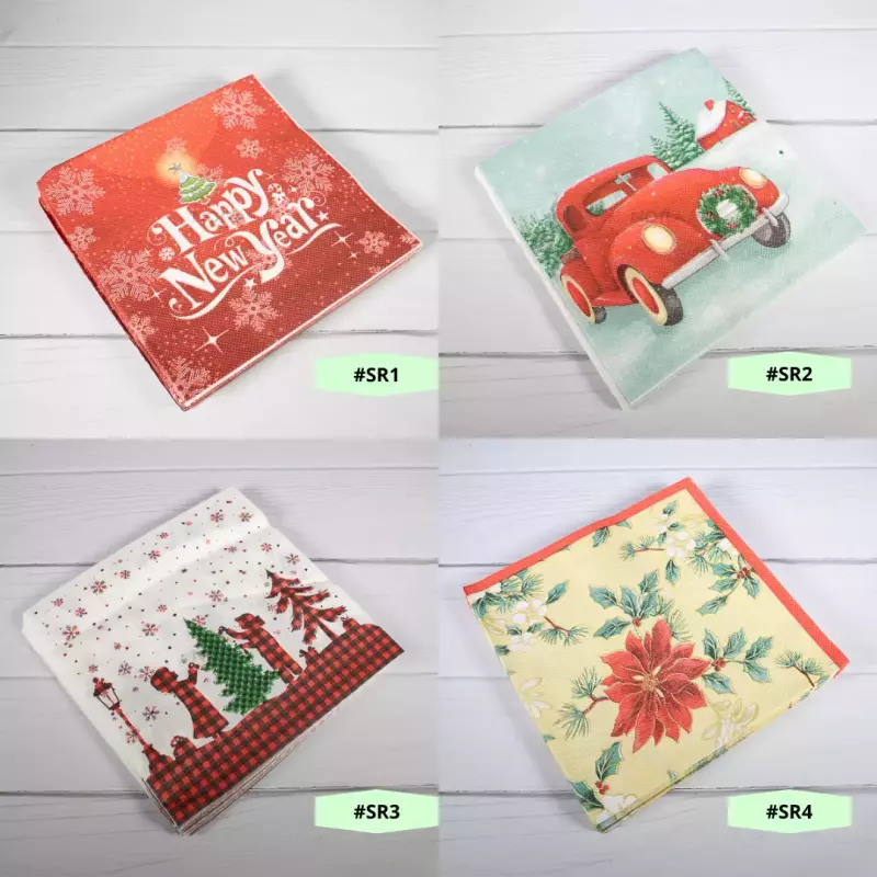 Servilletas Navideñas 🍽️ SRV-24