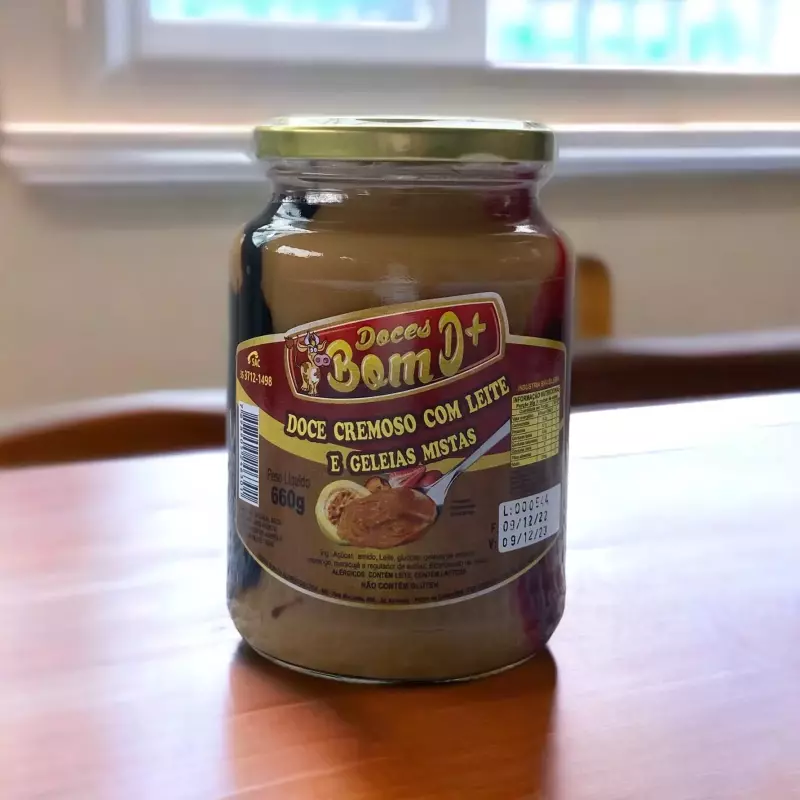 Doce de leite com geleias mistas
