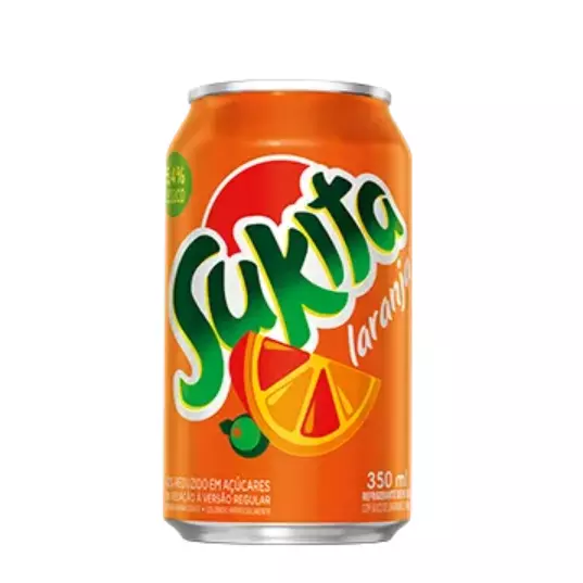 Refrigerante Sukita Laranja - LATA 3